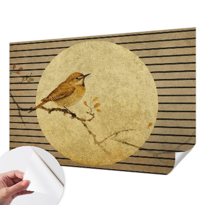 3D fototapet Harmonifågel