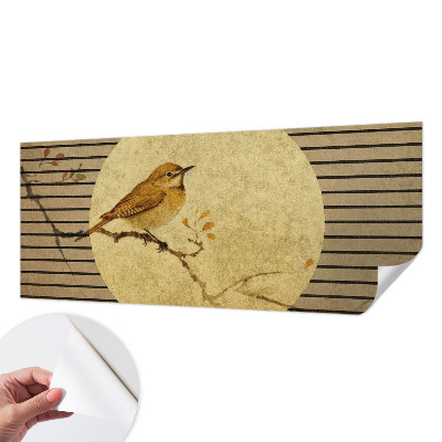 3D fototapet med motiv av en harmonifågel