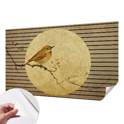 3D fototapet med motiv av en harmonifågel