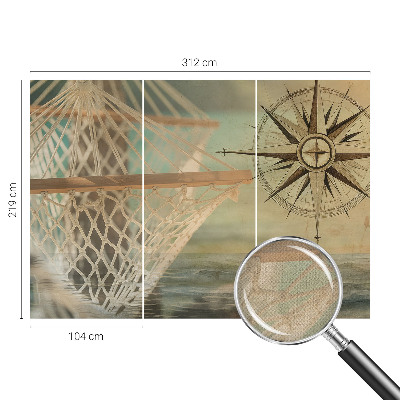 Peel and stick fototapet med motiv av avkopplande havsutsikt