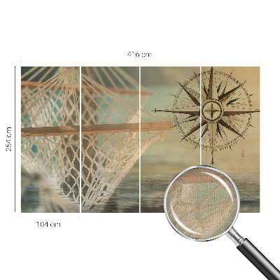 Peel and stick fototapet med motiv av avkopplande havsutsikt