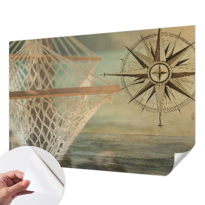 Peel and stick fototapet med motiv av avkopplande havsutsikt