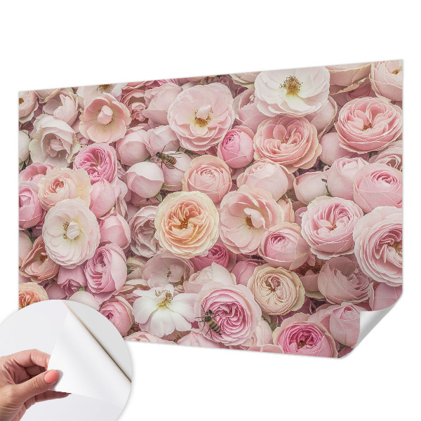 Självhäftande fototapet Vackra blommor