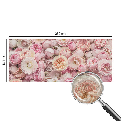 Självhäftande fototapet med motiv av vackra blommor