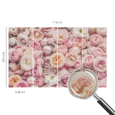 Självhäftande fototapet Vackra blommor
