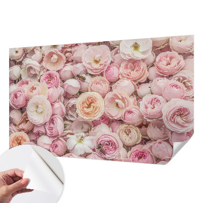 Självhäftande fototapet Vackra blommor