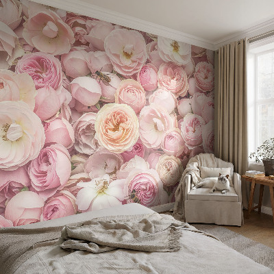 Självhäftande fototapet Vackra blommor