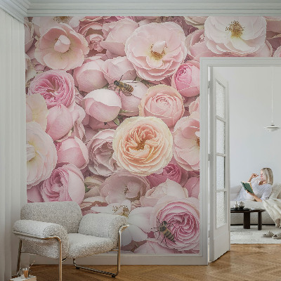 Självhäftande fototapet Vackra blommor