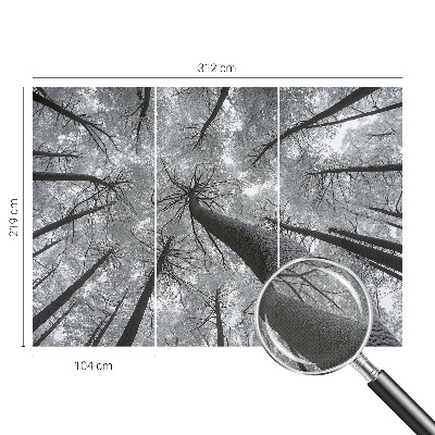 Peel and stick fototapet med motiv av vinterlandskap