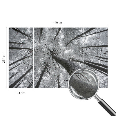 Peel and stick fototapet med motiv av vinterlandskap