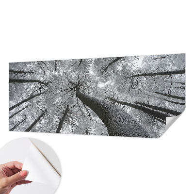 Peel and stick fototapet med motiv av vinterlandskap