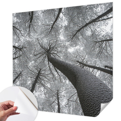Peel and stick fototapet med motiv av vinterlandskap