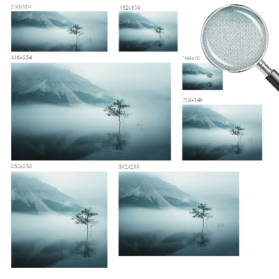 Fototapet barn med motiv av naturens mystik