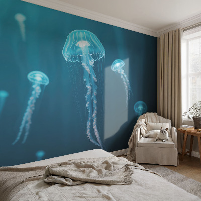 Fototapet barnrum med ett maritimt eleganstmönster