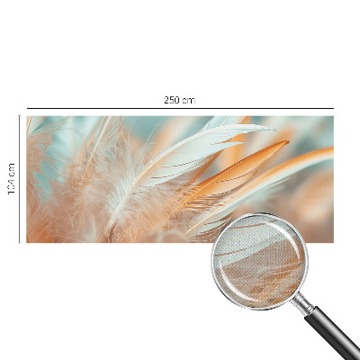 Fototapet för barn Delikata fjädrar