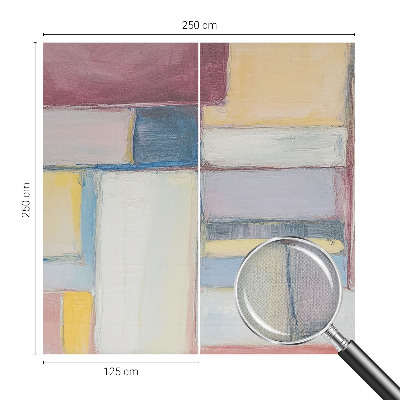 Peel and stick fototapet med geometriska former
