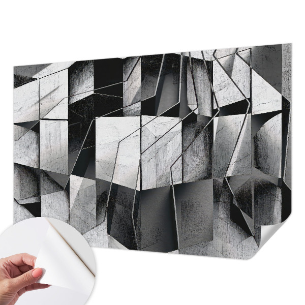 Fototapet barn med geometrisk abstraktion