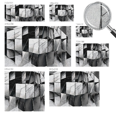 Fototapet barn med geometrisk abstraktion