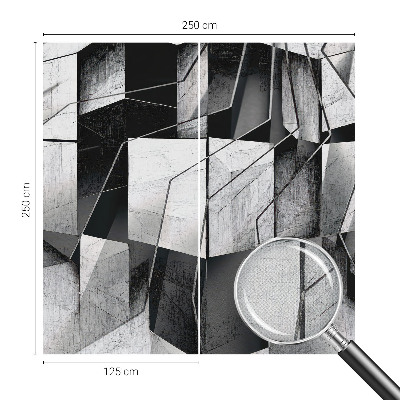 Fototapet barn med geometrisk abstraktion