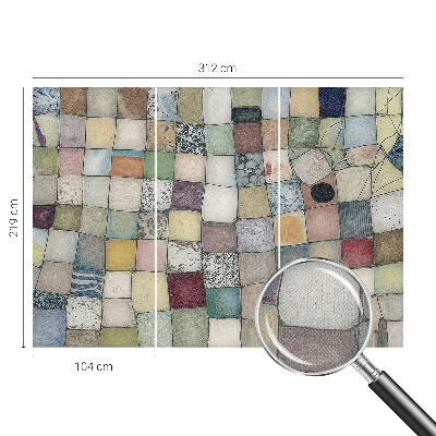 Självhäftande fototapet Färgglad mosaik