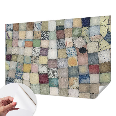 Självhäftande fototapet Färgglad mosaik