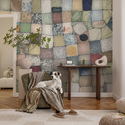 Självhäftande fototapet Färgglad mosaik