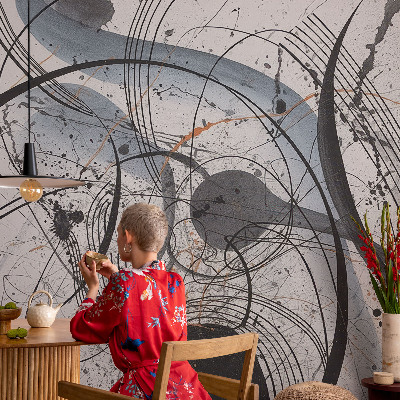 Peel and stick fototapet Uttrycksfull abstraktion