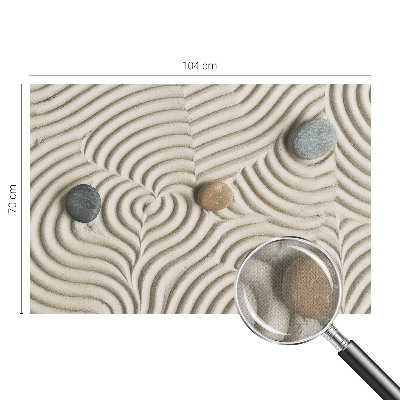 3D fototapet med motiv av harmoniska vågor