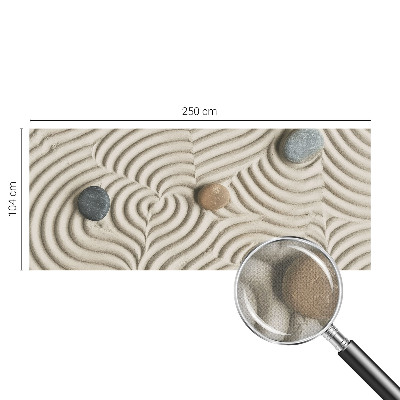 3D fototapet med motiv av harmoniska vågor