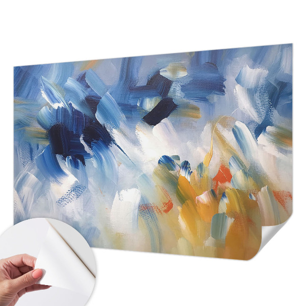 Fototapet för barn Färgglada penseldrag