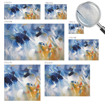 Fototapet för barn Färgglada penseldrag