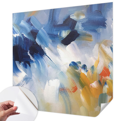 Fototapet för barn Färgglada penseldrag