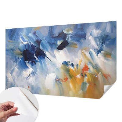 Fototapet för barn Färgglada penseldrag