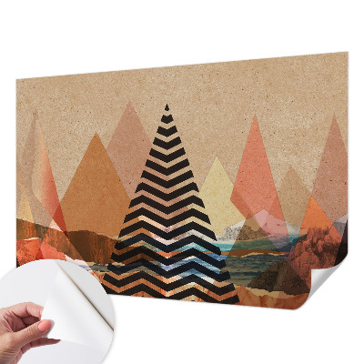 Självhäftande fotovägg Abstrakt landskap