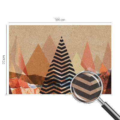 Självhäftande fotovägg Abstrakt landskap