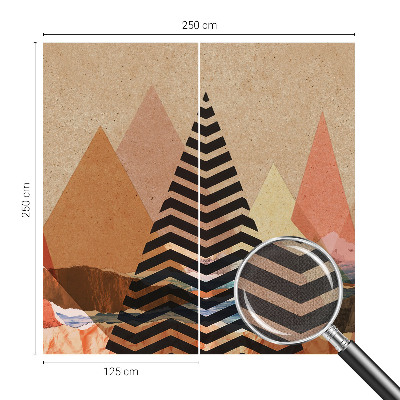 Självhäftande fotovägg Abstrakt landskap