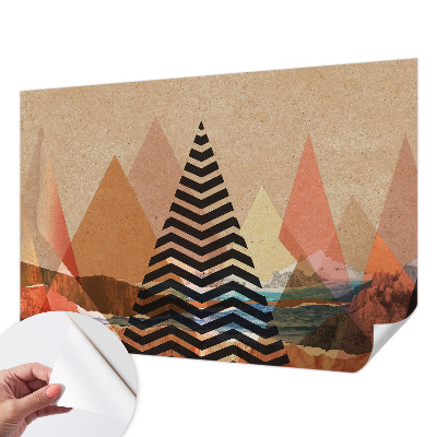 Självhäftande fotovägg Abstrakt landskap