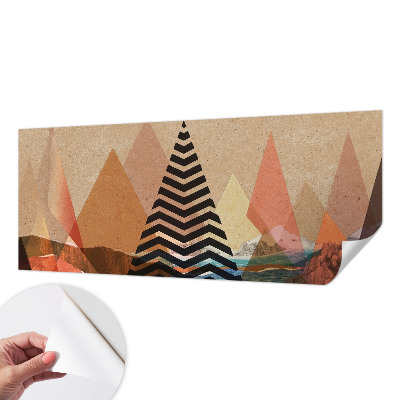 Självhäftande fotovägg Abstrakt landskap