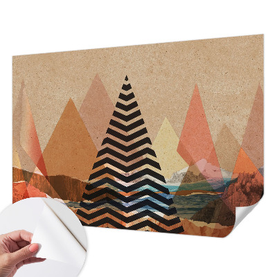 Självhäftande fotovägg Abstrakt landskap