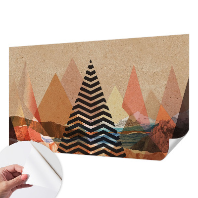 Självhäftande fotovägg Abstrakt landskap