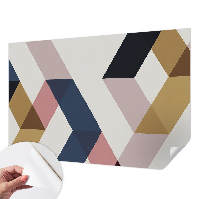 Peel and stick fototapet Färgglada romber