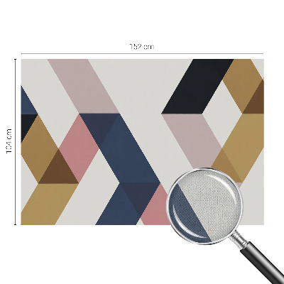 Peel and stick fototapet Färgglada romber