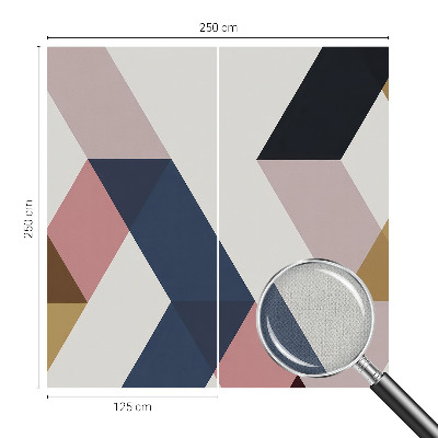 Peel and stick fototapet Färgglada romber