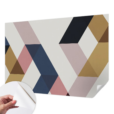 Peel and stick fototapet Färgglada romber