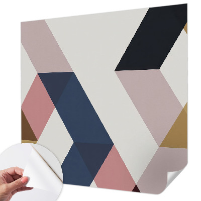 Peel and stick fototapet Färgglada romber