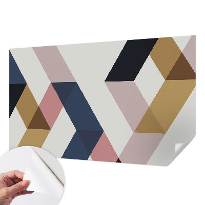 Peel and stick fototapet Färgglada romber