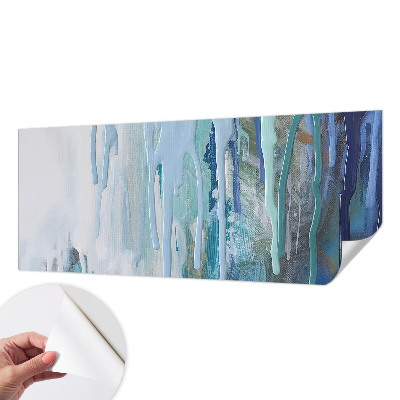 Fototapet barnrum Blå kaskader