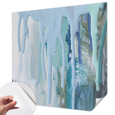 Fototapet barnrum Blå kaskader