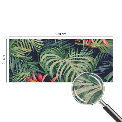 Självhäftande fotovägg med motiv av exotiska växter