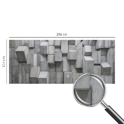 Fototapet för barn med motiv av betongblock